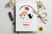 Valentine Cat PNG Bundle, a Graphic by GlitterCraft (Thumbnail 56 of 101)