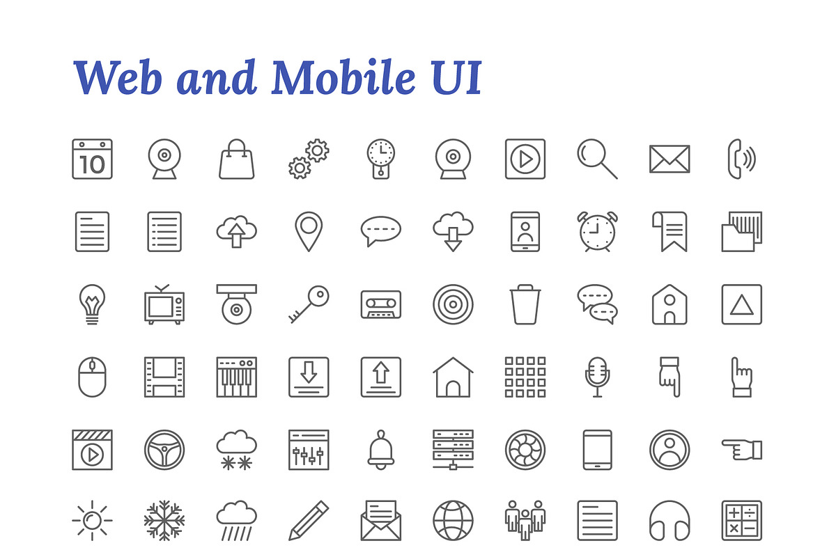 7671 Line Icons, an Outline Icon by Vectors Market (Photo 23 of 24)