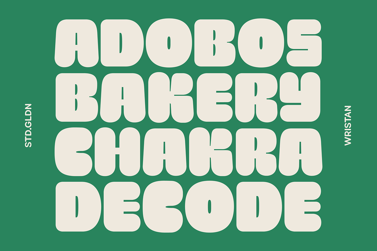 SG - WRISTAN, a Font by Studio Gulden (Photo 2 of 11)