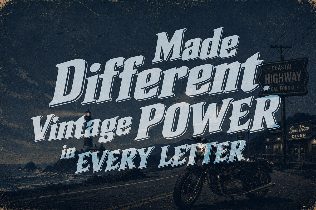 Montac Gartenz - Vintage Power, a Serif Font by HypeWorksCo (Photo 6 of 13)