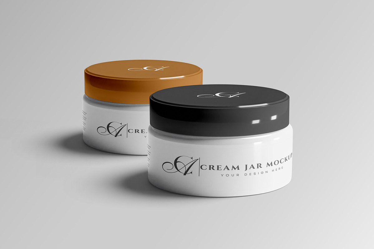 Glossy Cream Jar Mockup, a Product Mockup by Graphic_world89 (Photo 4 of 6)