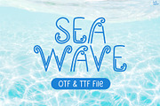 Sea Wave| handwritten display font, a Handwritten Font by LivelyAutumn11.11 (Thumbnail 1 of 5)