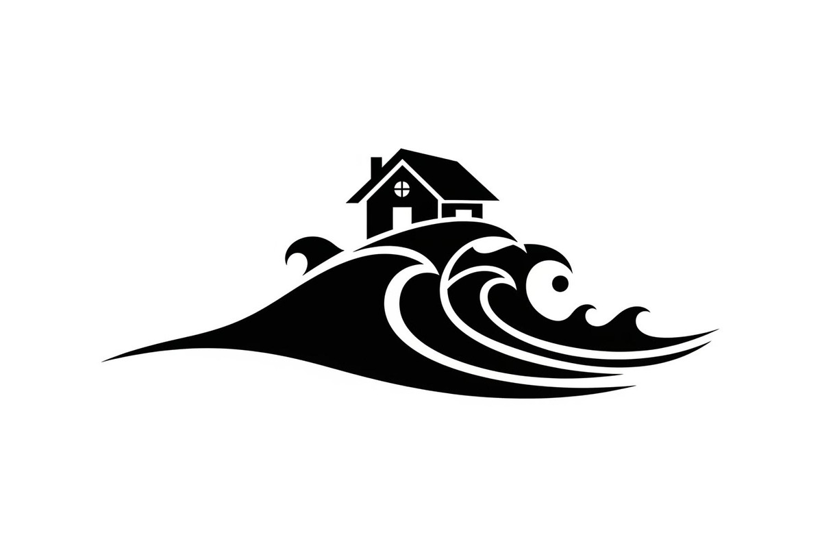 50 Flooded Home Silhouette Bundle, an Illustration by Designs_River (Photo 35 of 51)
