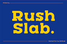 Rush Slab Serif