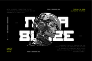 Rogweek - Futuristic Display Font, a Sans Serif Font by Typeagle (Thumbnail 4 of 11)