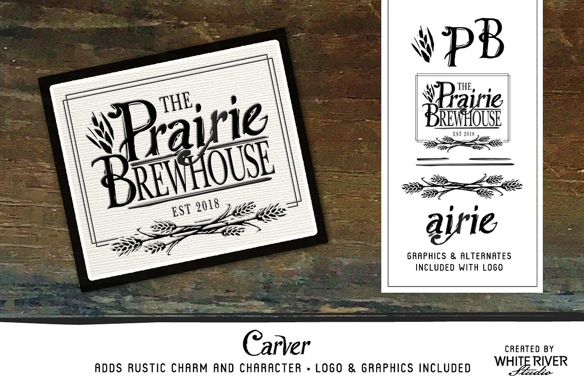 Carver Font + Extras preview 4