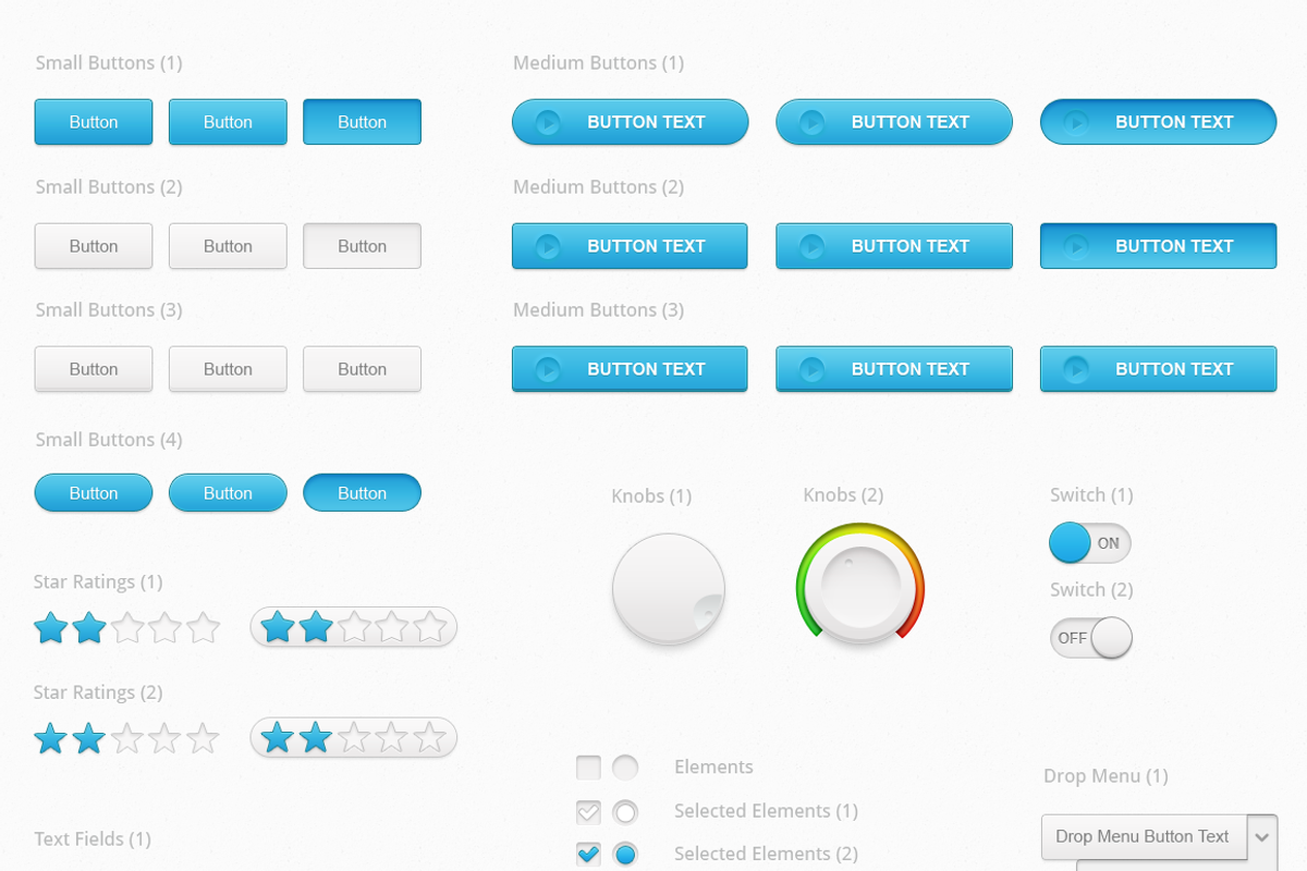 Crisp UI Kit, an UI Kit Template by Lewis Bell (Photo 1 of 4)