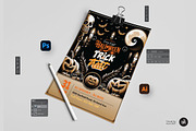 Halloween Trick or Treat Bundle, a Flyer Template by Aam360 (Thumbnail 5 of 9)
