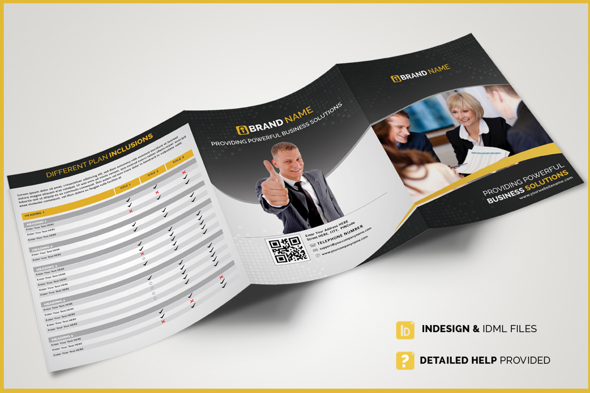 Multipurpose Trifold Brochure, a Brochure Template by pallabip (Photo 2 of 5)