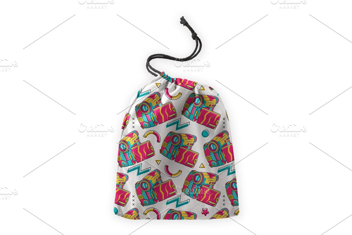 90's Vibe Handycam Seamless Pattern, a Pattern Graphic by MEDZ (Photo 3 of 3)