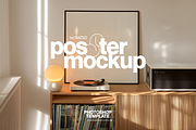 Square Frame Mockup Retro Scene, an Advertising Mockup by WasMockups (Thumbnail 1 of 7)