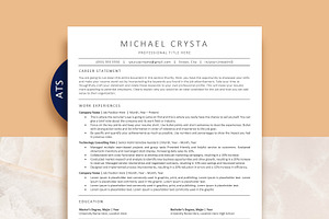 ATS Executive Resume Template