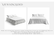 Bedding Flat & Fitted Sheet Mockups, a Product Mockup by mock-ups (Thumbnail 2 of 16)