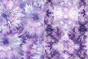 Lavender Tie-Dye Seamless