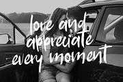 THE Heattoo BRUSH FONT, a Script Font by Quothron (Thumbnail 5 of 6)