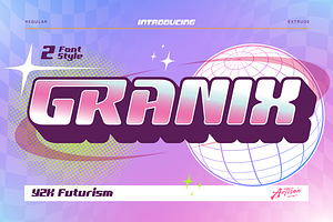 Granix, a Sans Serif Font by Artisan Themes