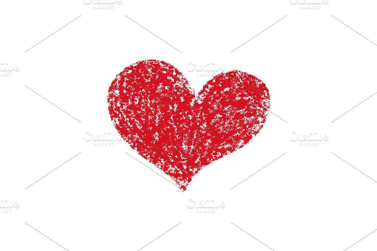 Crayon Doodle Hearts, an Object Graphic by Elena Pimukova (Photo 5 of 36)