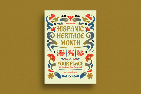 Hispanic Heritage Month Flyer preview 4