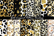 Gold Leopard Pattern Overlays, a Texture Graphic by Dream Creation (Thumbnail 1 of 5)
