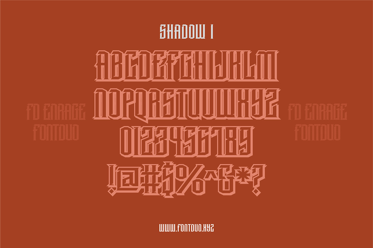 Enrage Gothic Font Bundle, a Blackletter Font by FontDuo (Photo 2 of 6)