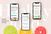 Healthy Life Coach WIX Sales Page, a Landing Page Template by Make It Yours Lab. (Thumbnail 9 of 10)
