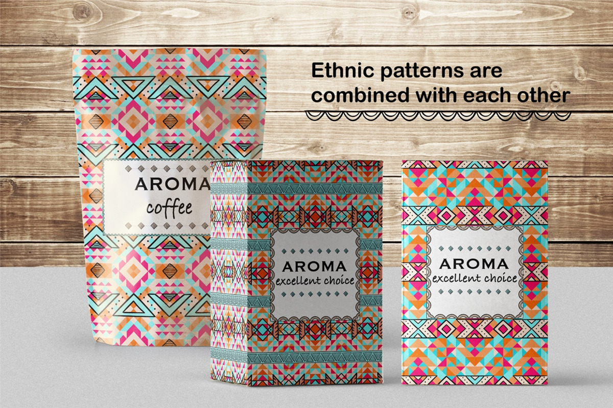 Geometric Ethnic Patterns, a Pattern Graphic by Irina Skaska (Photo 9 of 10)