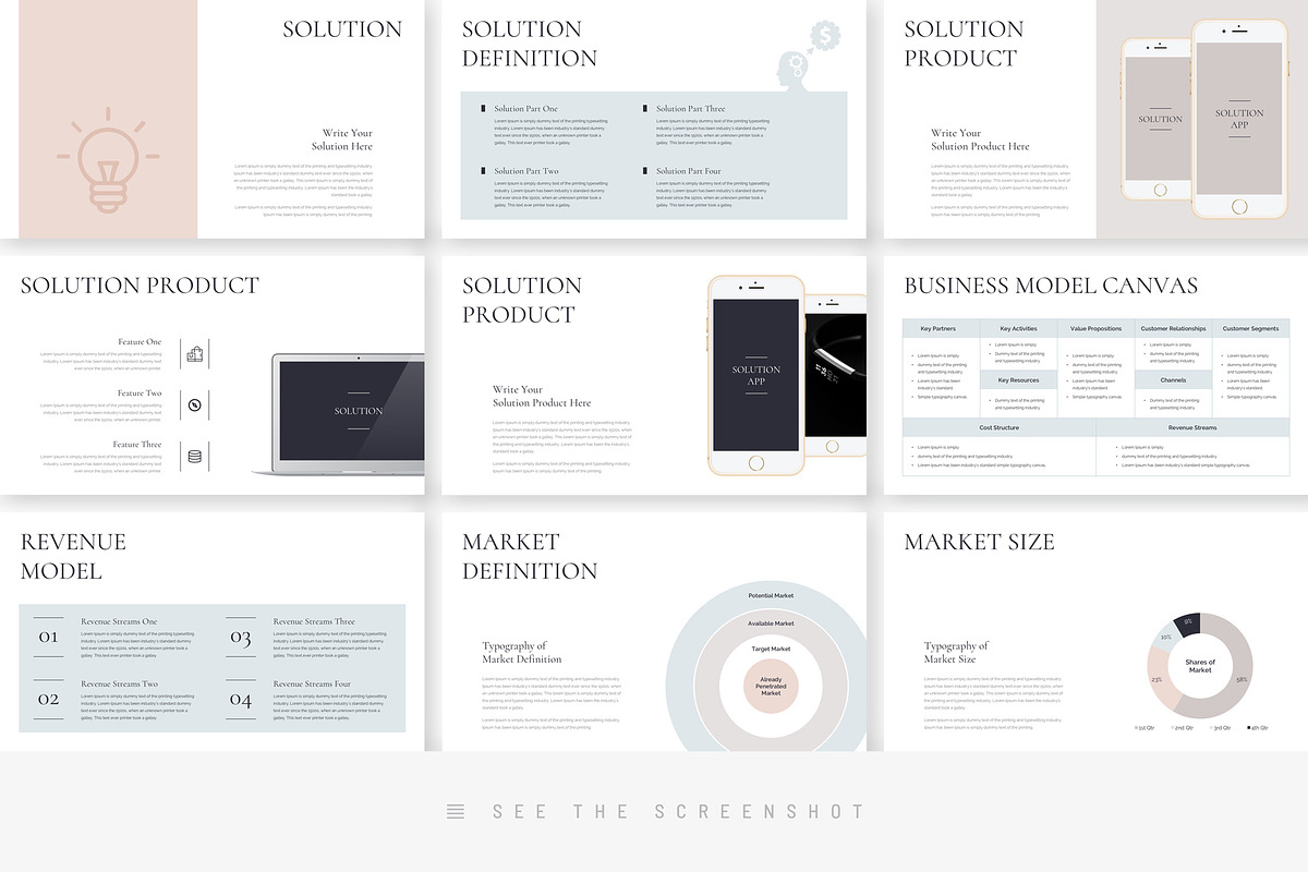 Business Plan Minimal Keynote, a Presentation Template by TemplatesForest (Photo 4 of 10)