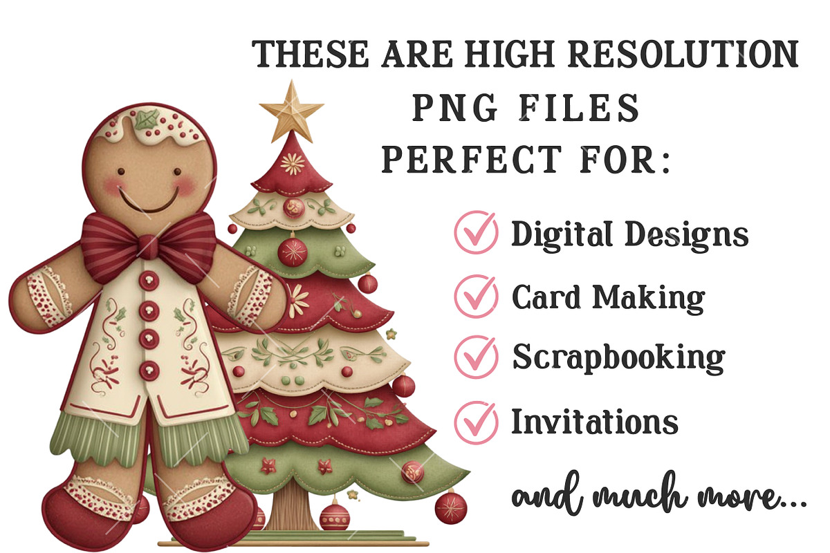 Whimsical Christmas Clipart, an Illustration by OK Design (Photo 4 of 6)