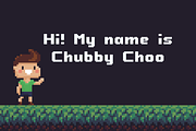 Chubby Choo - Pixel Art Font, a Font by chewkotski (Thumbnail 2 of 5)