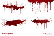 Blood splash. Collection, a Healthcare Illustration by Handmadefont (Thumbnail 7 of 12)