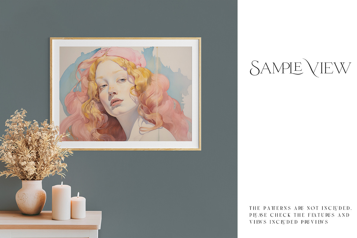 44 Frames and Wallpaper Mockups, a Mockup by mock-ups (Photo 11 of 16)