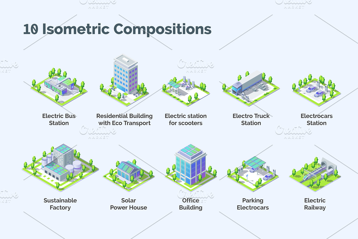 Electric City Transportation Concept, an Object Graphic by 35lab (Photo 2 of 6)