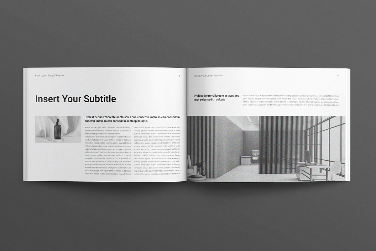 Digital Book Layout Design Template, a Magazine Template by E-Type (Photo 4 of 7)