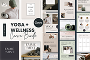 3-in-1 Yoga & Wellness Canva Bundle, a Templates & Theme by Erin Cassidy (Thumbnail 1 of 26)