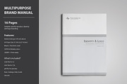 Brand Guidelines Template, a Brochure Template by voryu (Thumbnail 1 of 5)
