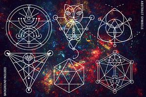 100 Sacred Geometry Symbols