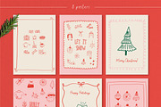 Doodles of Christmas - vector, a Seasonal Illustration by Valerie (Thumbnail 6 of 11)