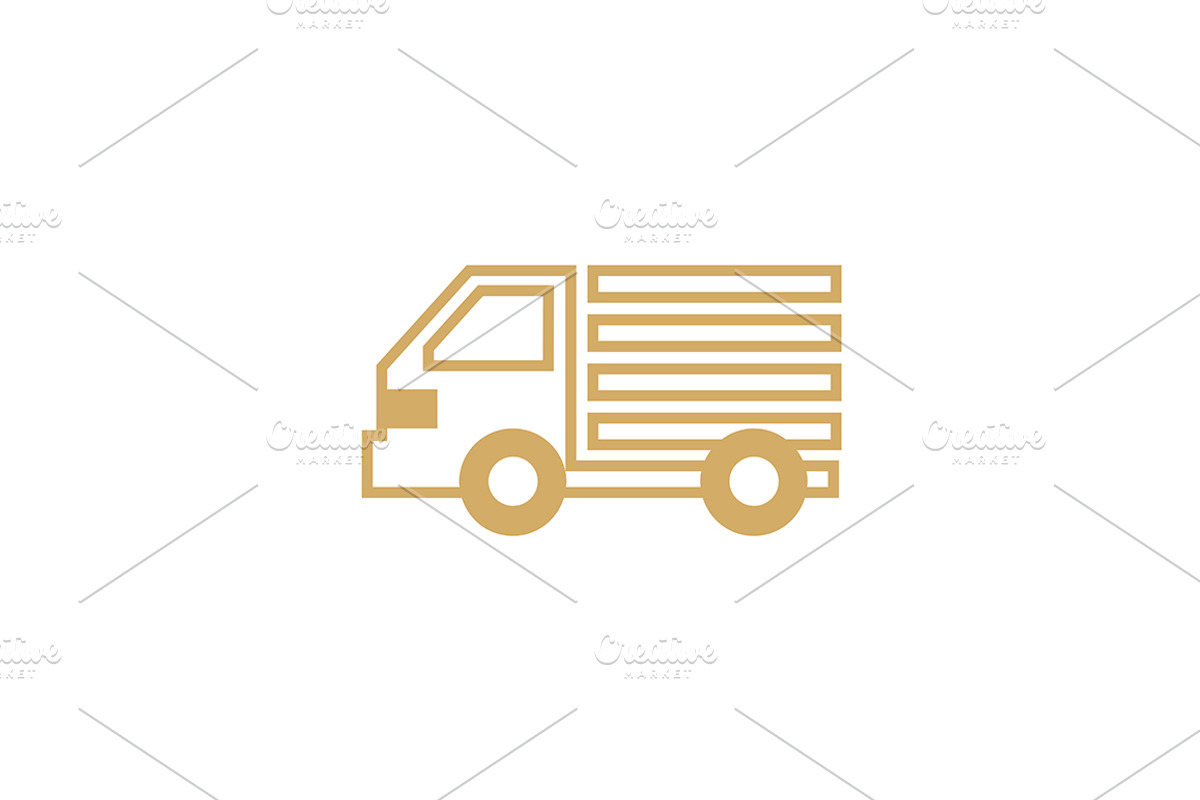 20 Logo Truck Templates Bundle, a Branding & Logo Template by Friendesigns (Photo 12 of 21)