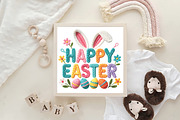 Faux Yarn Easter Bunny Png, an Illustration by CraftArtStudio (Thumbnail 4 of 4)