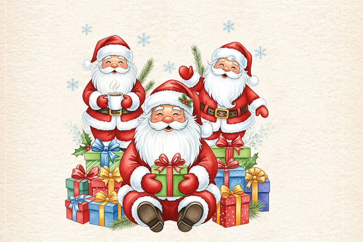 Christmas Bundle Png, an Illustration by Designworld (Photo 5 of 12)