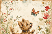 Playful Terrier Dog, a Graphic by Printable Treasure (Thumbnail 4 of 8)