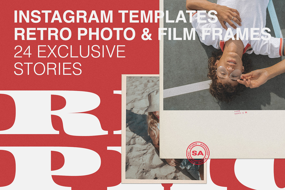 24 Film Frames - Instagram Templates, a Social Media Template by Artcoast Std. (Photo 2 of 9)