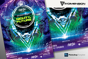 Night of the Future Flyer Template, a Flyer Template by Ravi Rajcoomar (Thumbnail 2 of 3)