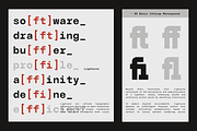GC Basic Inktrap - Monospace, a Sans Serif Font by Glyphonic (Thumbnail 14 of 15)