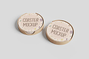 Coaster Mockup, a Product Mockup by MrLetters (Thumbnail 5 of 5)