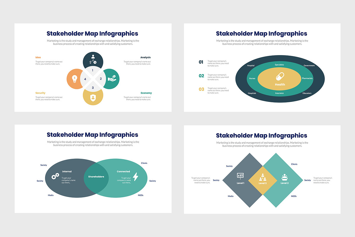 Stakeholder Map Infographics, a Presentation Template by slidequest (Photo 4 of 6)