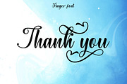 Finger, a Script Font by Gatype (Thumbnail 7 of 7)