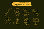Spooky Halloween Icons, an Outline Icon by Caroline Mackay (Thumbnail 2 of 8)
