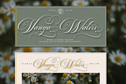 Auraliene Script Pro, a Script Font by Romiecreative (Thumbnail 10 of 12)