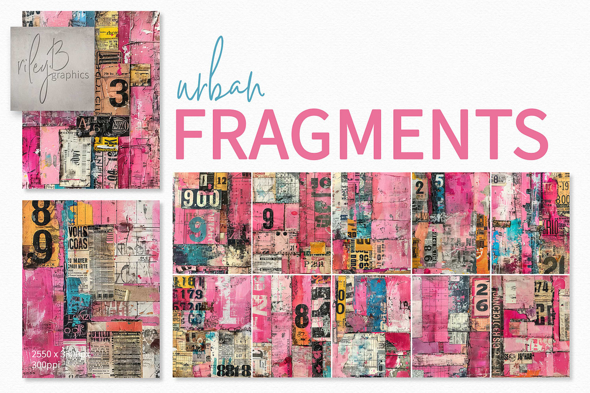 Urban Fragments, a Decorative Illustration by rileyBgraphics (Photo 1 of 6)